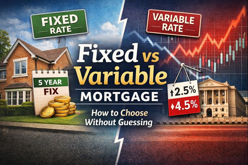 fixed vs variable mortgage uk
